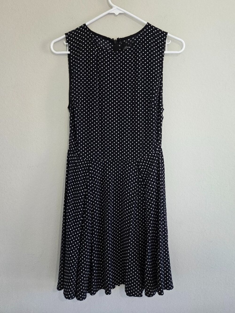 Reformation Polka Dot Mini Dress in Black size Small